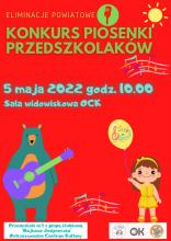 Eliminacje Powiatowe - Festiwal Piosenki Przedszkolnej 